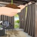 Sun Zero Indoor/Outdoor Woven Solid Window Curtain   555614894